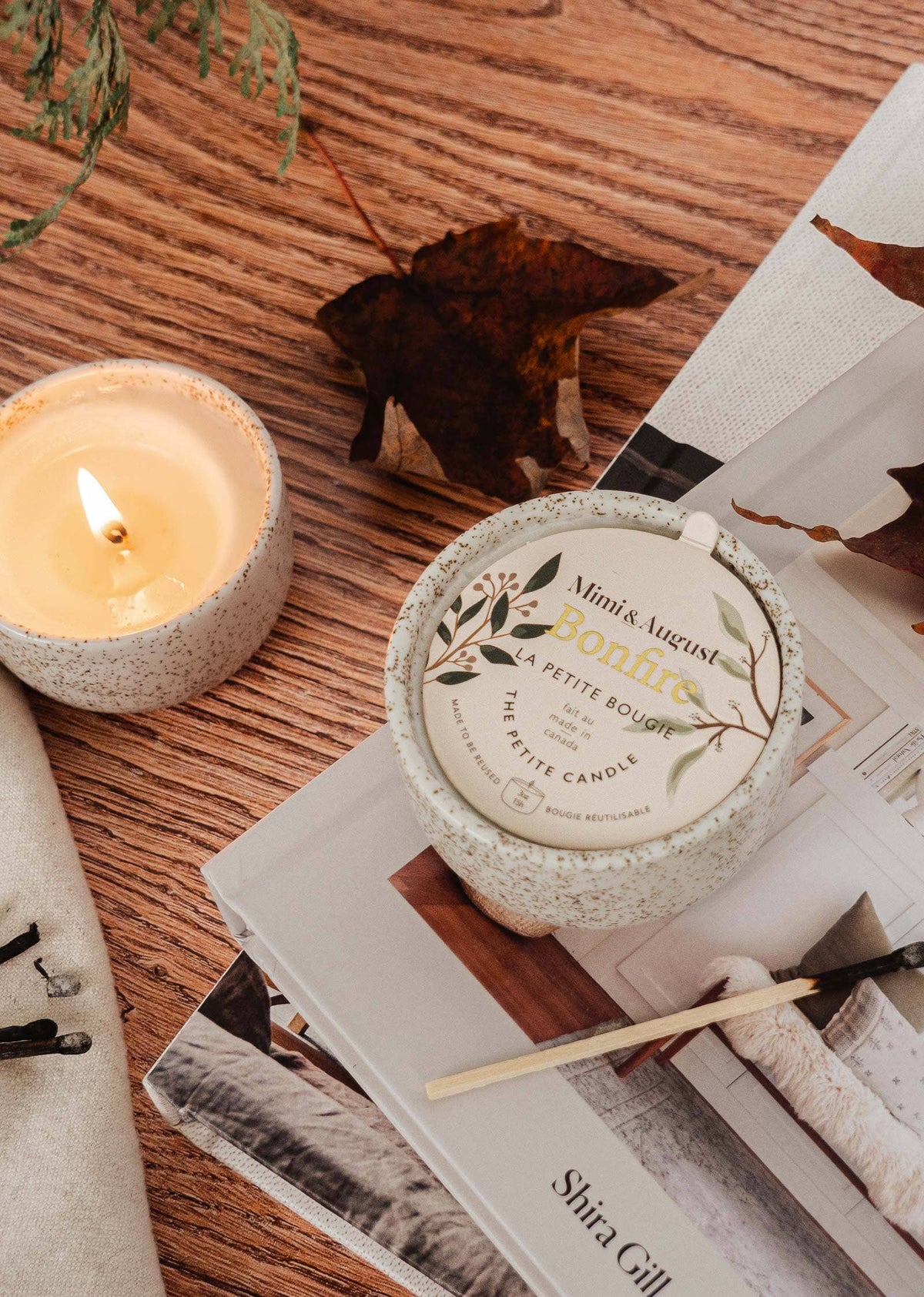 3oz Bonfire Reusable Candle
