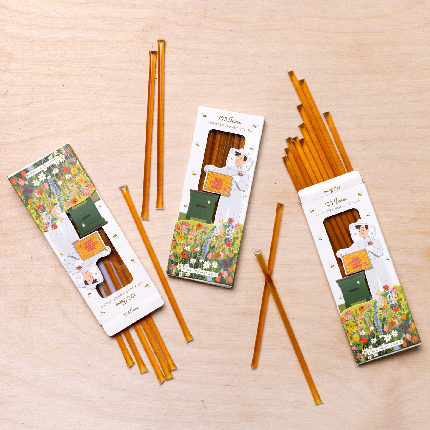 Lavender Honey Sticks – 10 Pack with Storybook