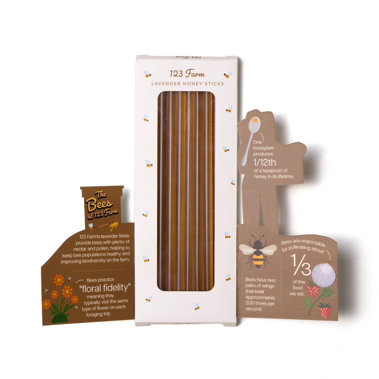 Lavender Honey Sticks – 10 Pack with Storybook