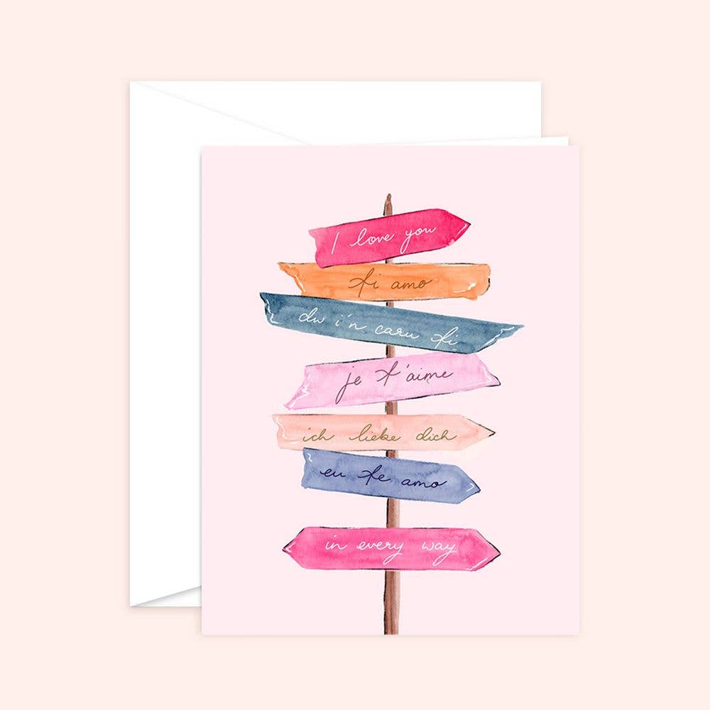 All the Ways to Say I Love You Greeting card | Anniversary
