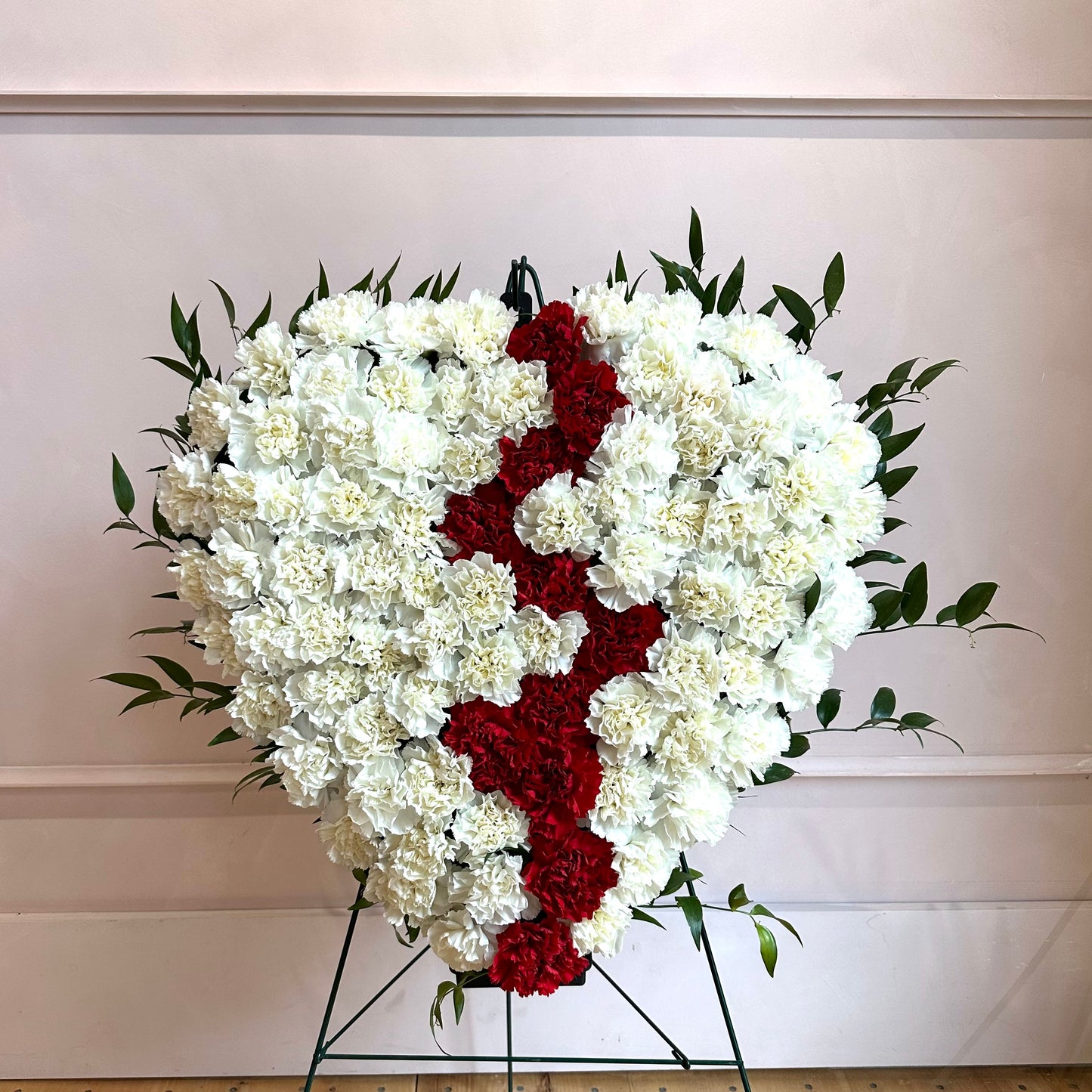 Sympathy Wreath - Broken Heart