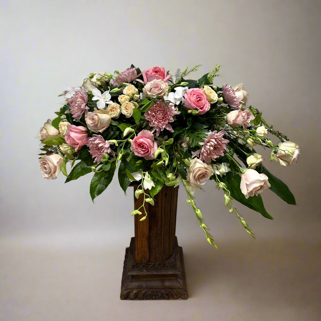 Casket Spray Pinks
