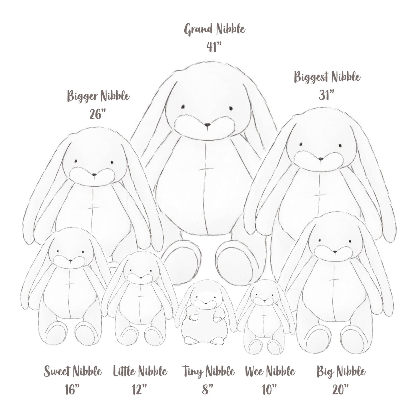 Tiny 8" Nibble Bunny - Pistachio