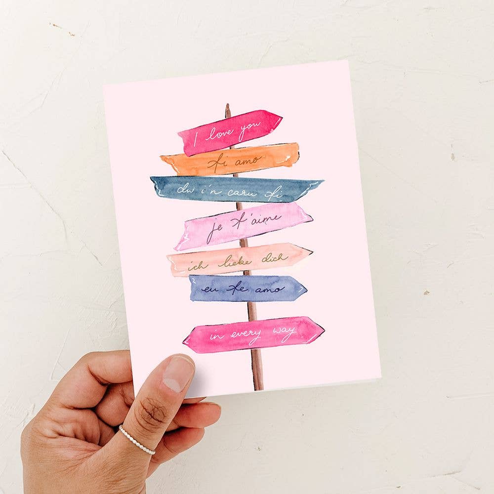 All the Ways to Say I Love You Greeting card | Anniversary