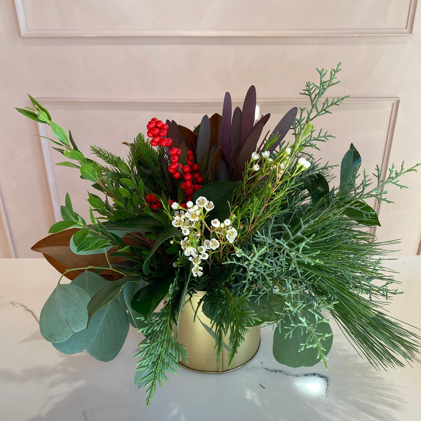 Holiday Centerpiece Floral Arrangement Workshop - December 20, 6pm