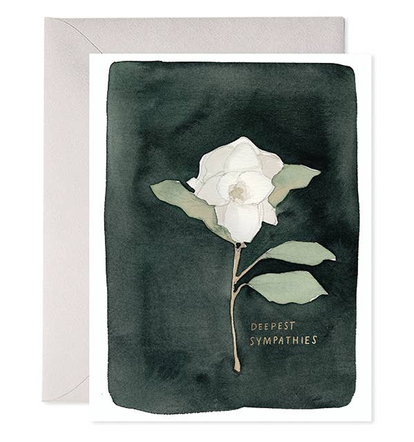 White Flower | Sympathy & Condolence Card