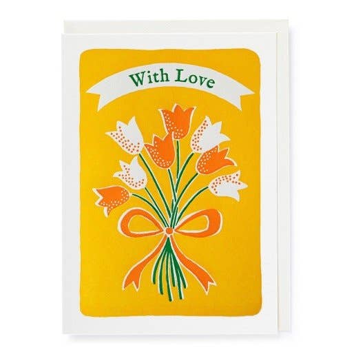 Ariana Tulips Greeting Card