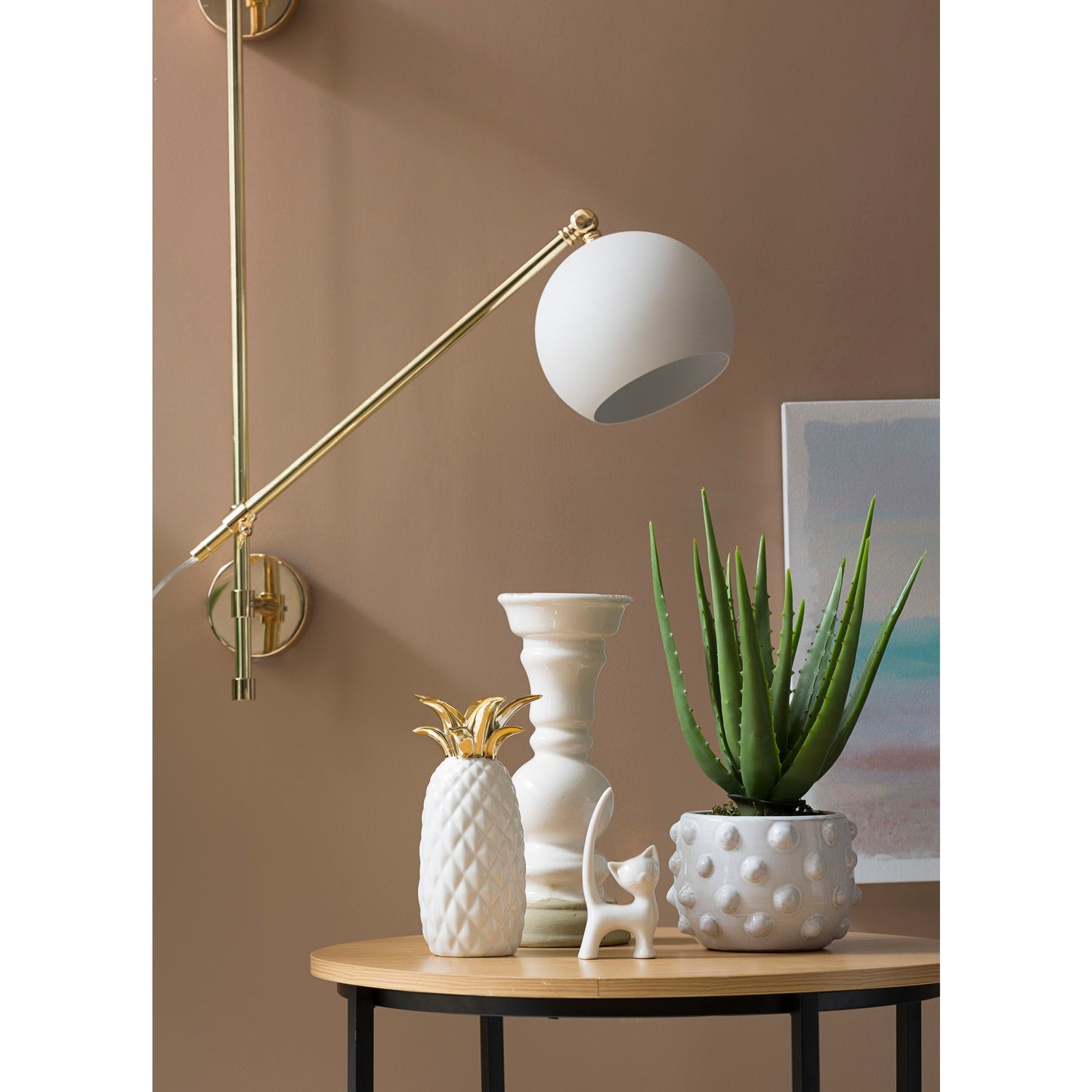 White Terracotta Planter