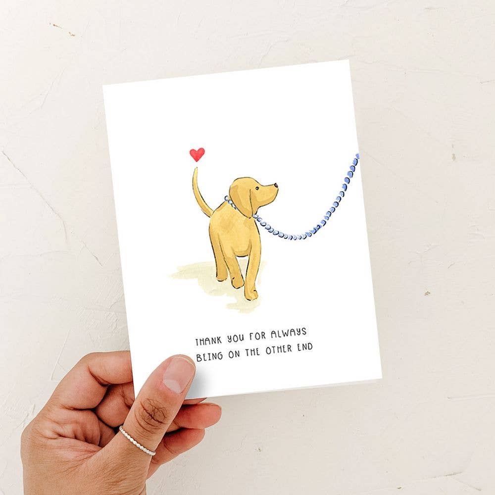 Puppy Love Appreciation Card: Kraft