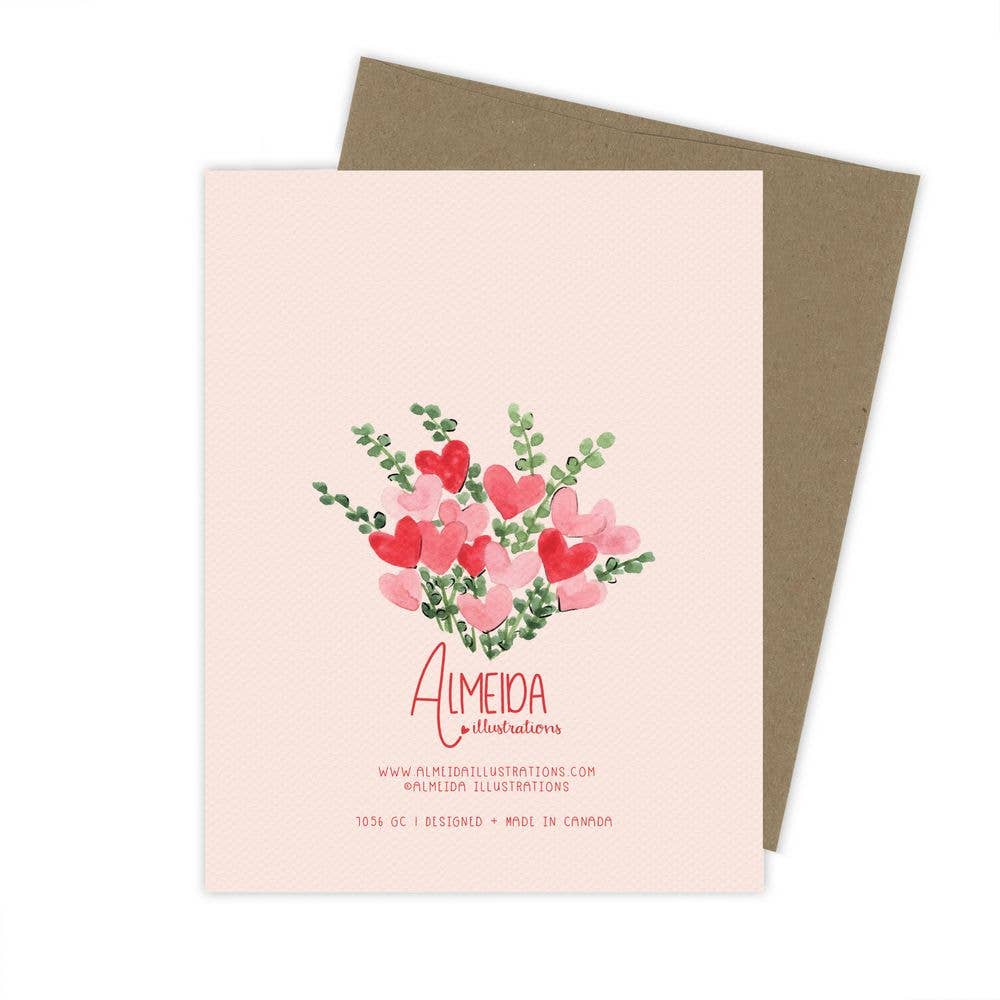 Sending You Love Card | Love | Sympathy | Thinking of You: White