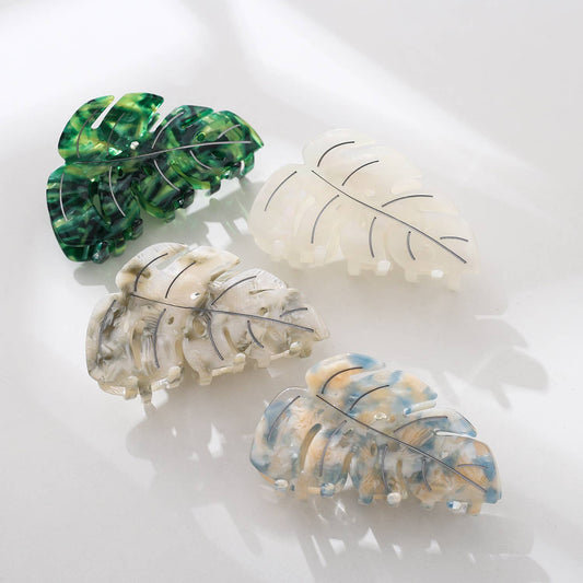 Monstera Leaf Claw Clip: Assorted
