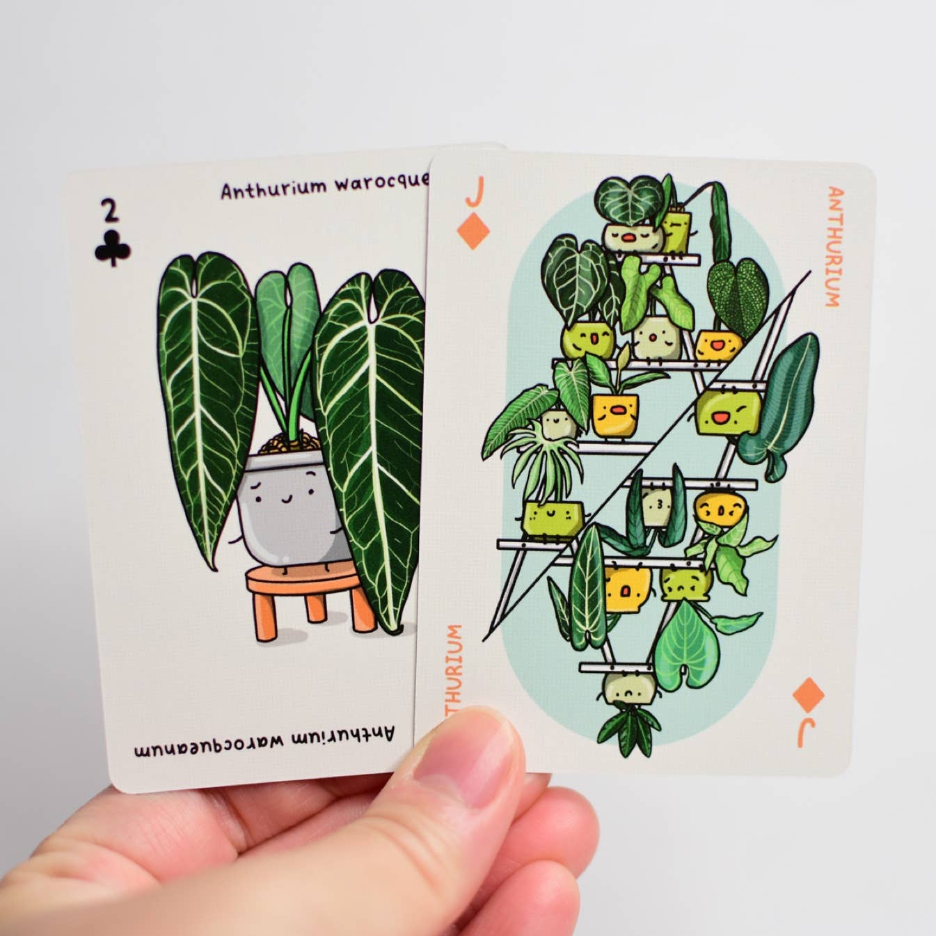 Full House of Plants Playing Card