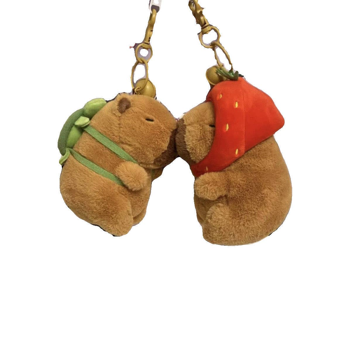 Capybara Plushy Keychain: Turtle