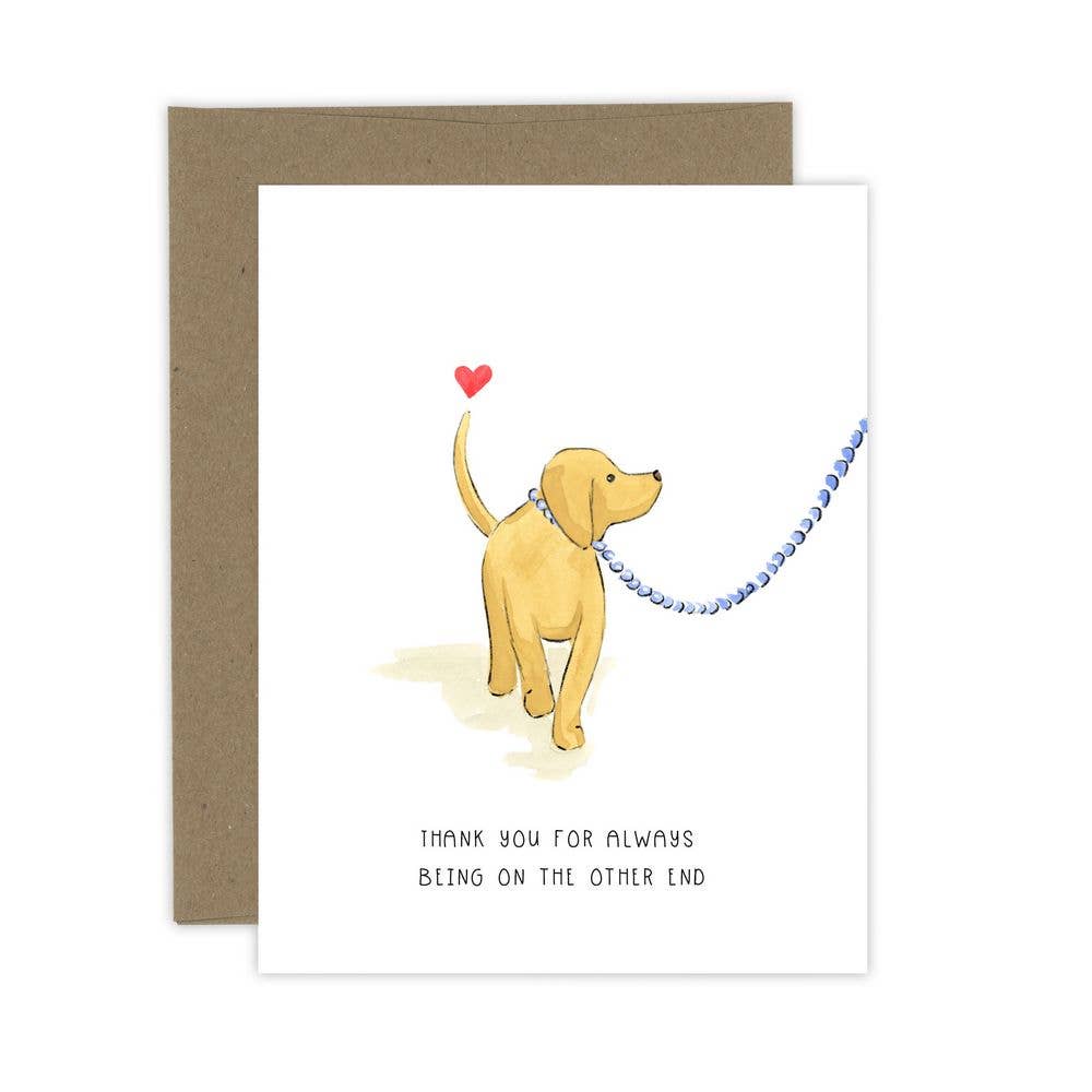 Puppy Love Appreciation Card: Kraft