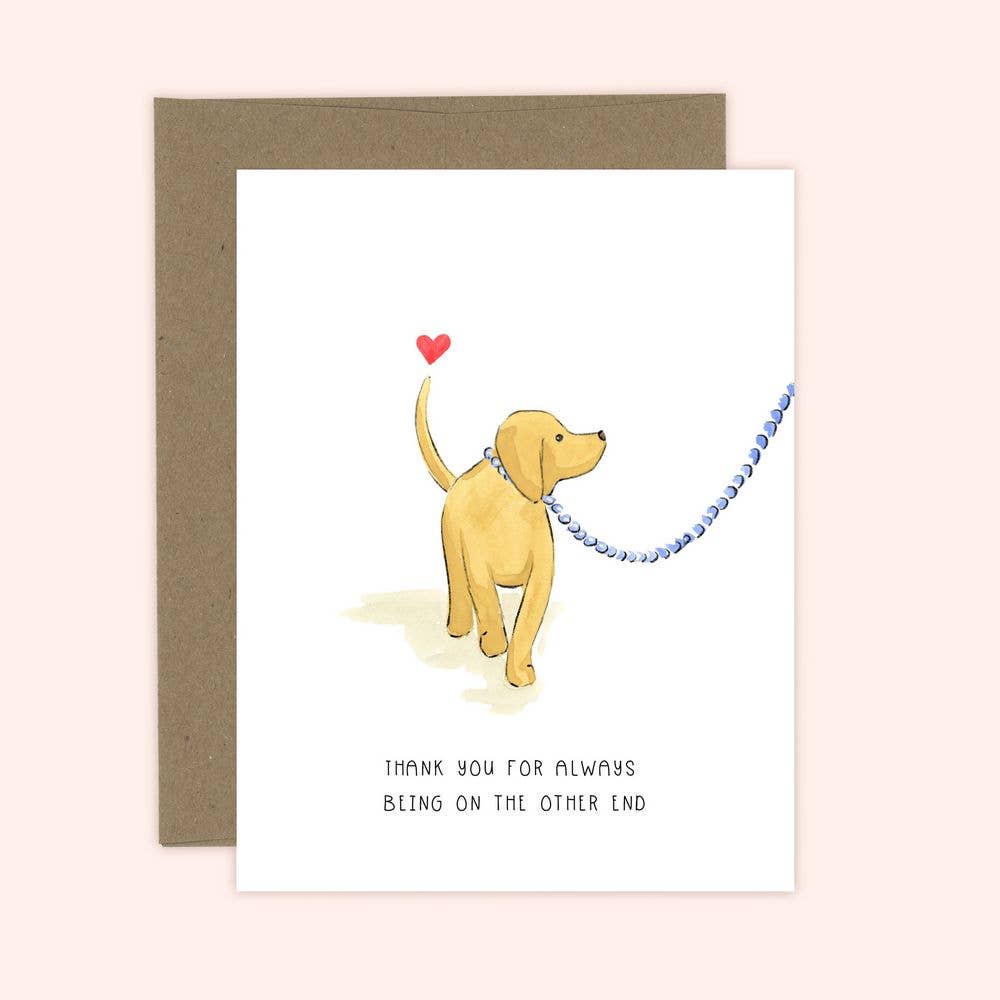 Puppy Love Appreciation Card: Kraft
