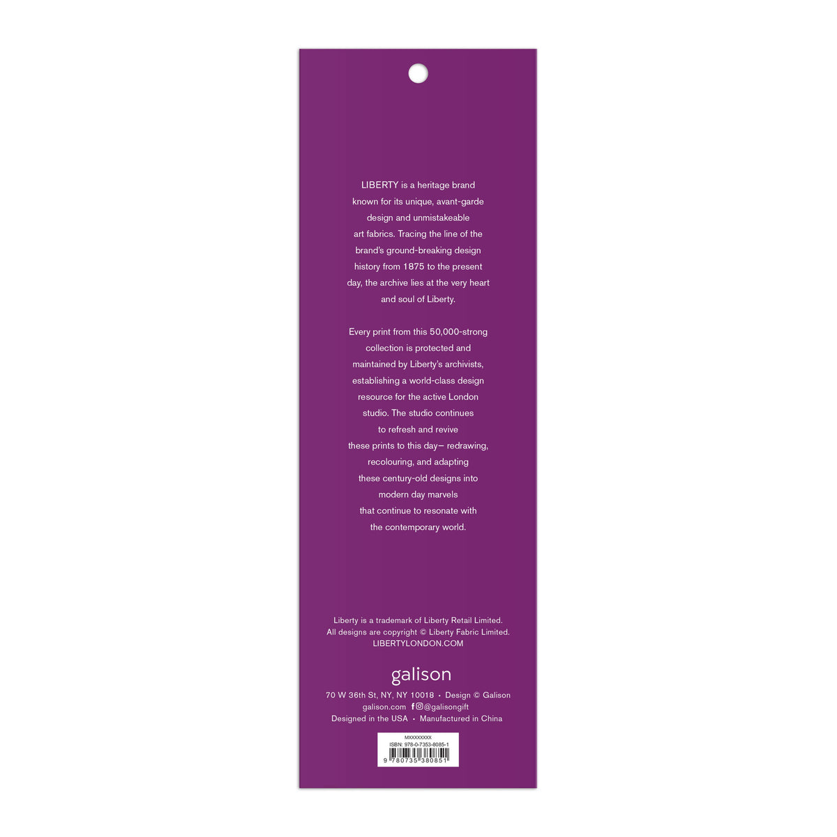 Liberty Magnetic Bookmarks