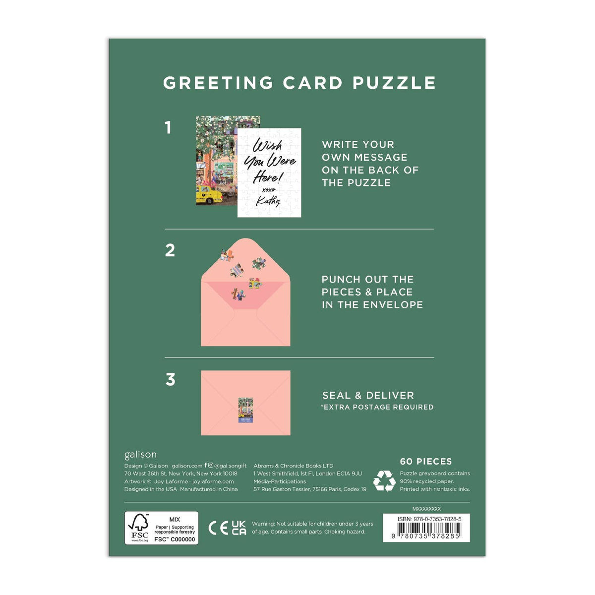 Joy Laforme Spring Street Greeting Card Puzzle