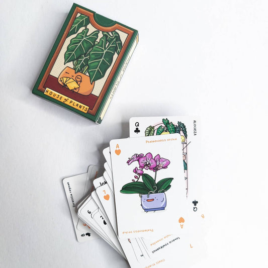 Full House of Plants Playing Card