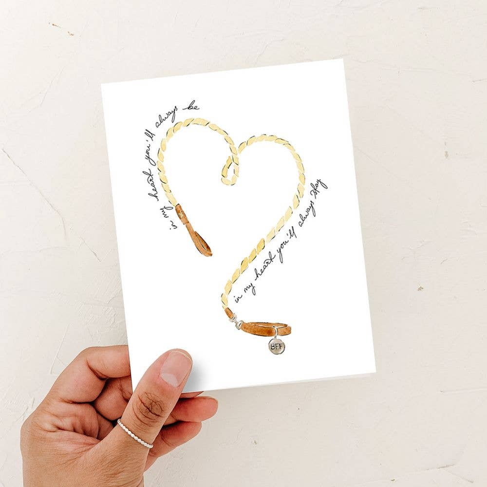 Rainbow Pet Loss Sympathy Card: White