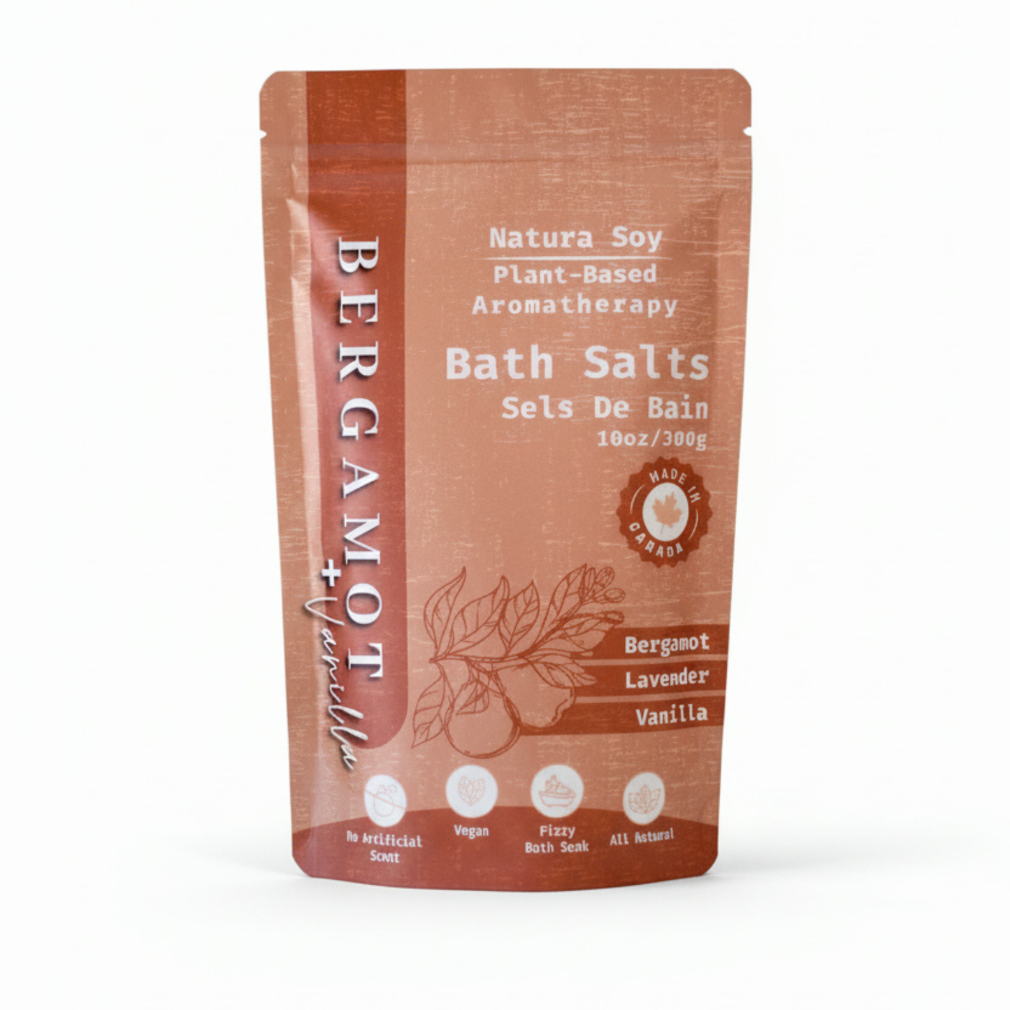 Bath Soak- Bergamot Vanilla: 10 oz