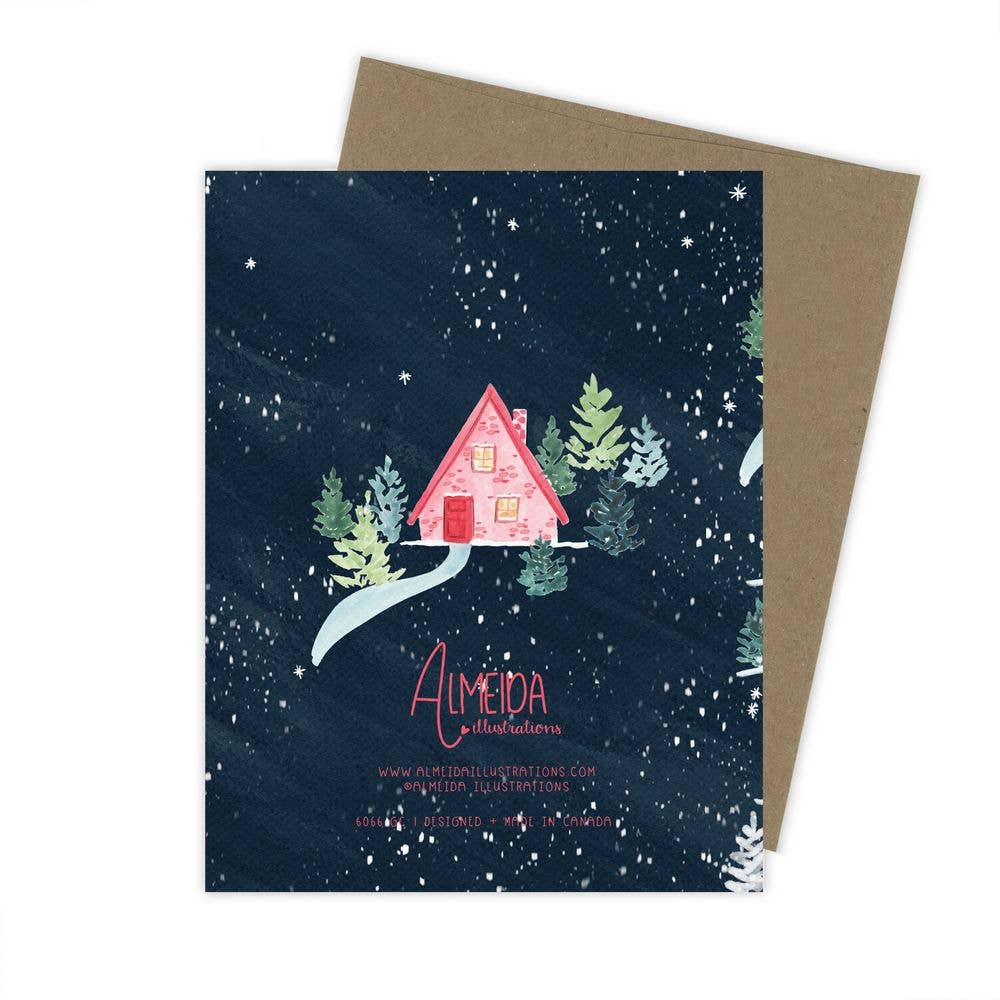 Winter Village Card