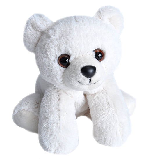 Hug'Ems-Mini Polar Bear Baby Stuffed Animal 7"