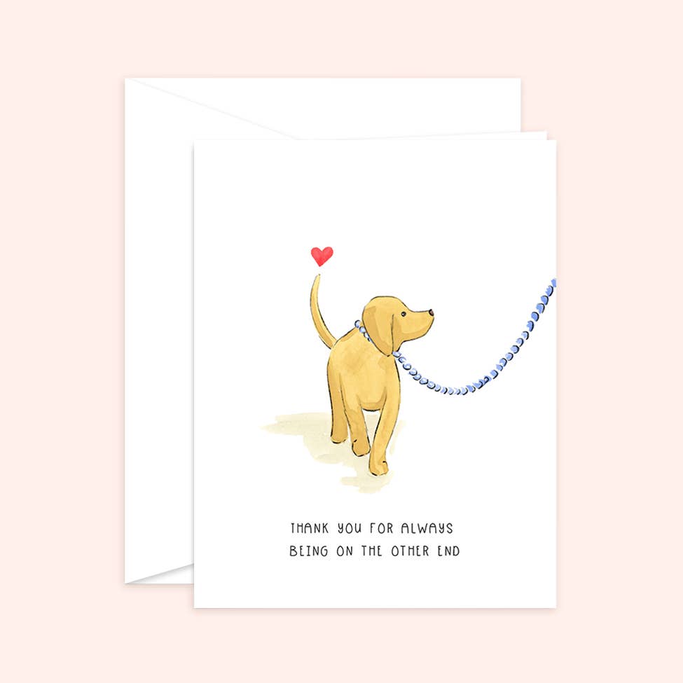 Puppy Love Appreciation Card: Kraft