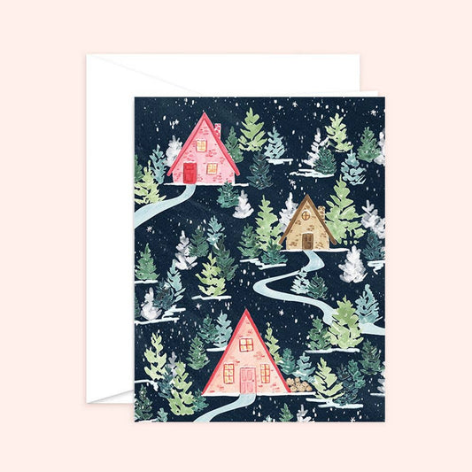 Winter Village Card