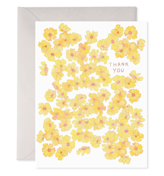 Yellow Flowers | Thank You Card