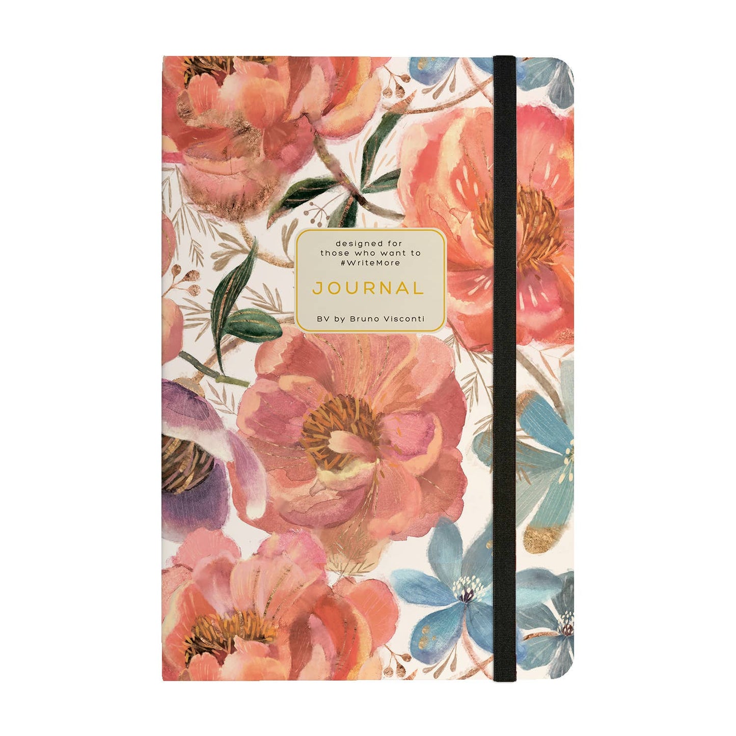 Floral Hard Cover Journal