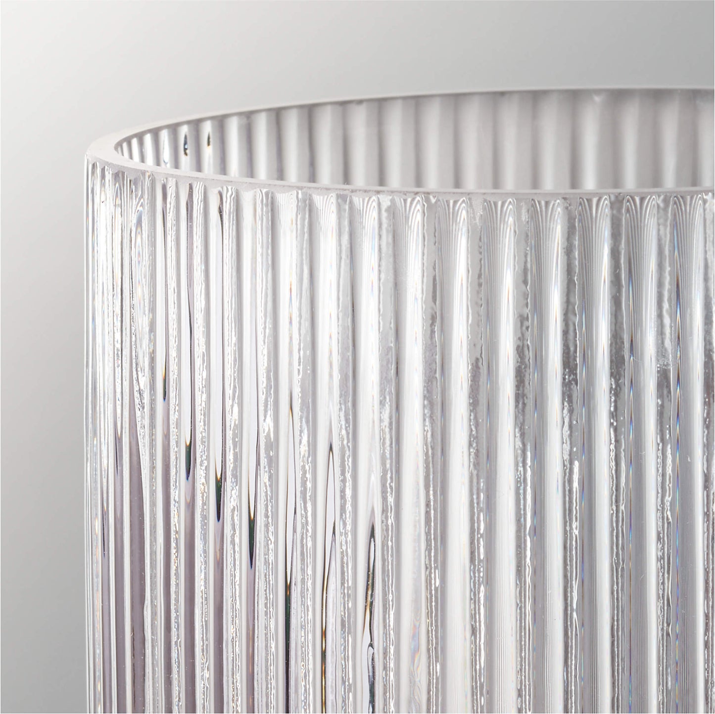 Fluted Glass Vase